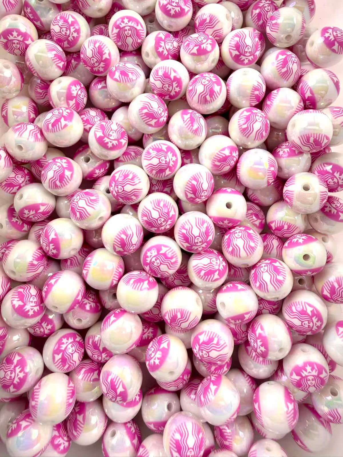 PINK coffee beads