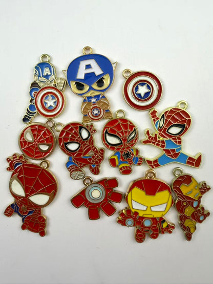 1 inch cartoon charm pendants