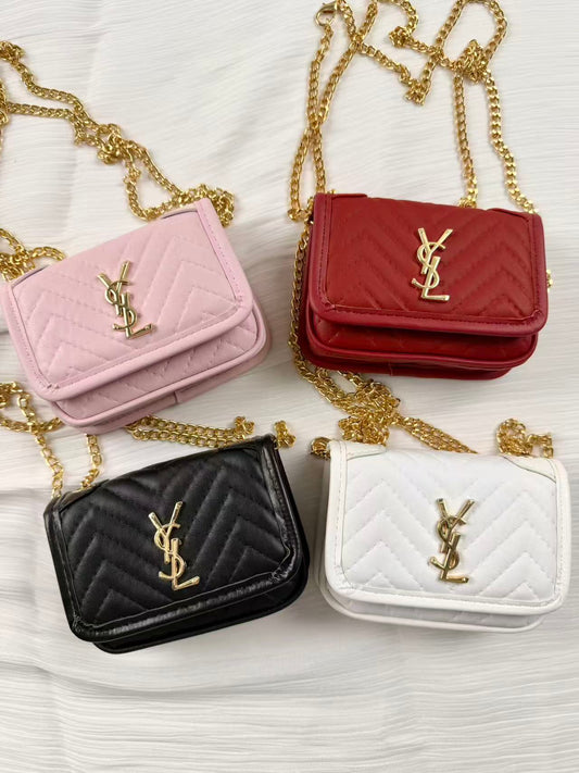 Small leather y-s-l purse