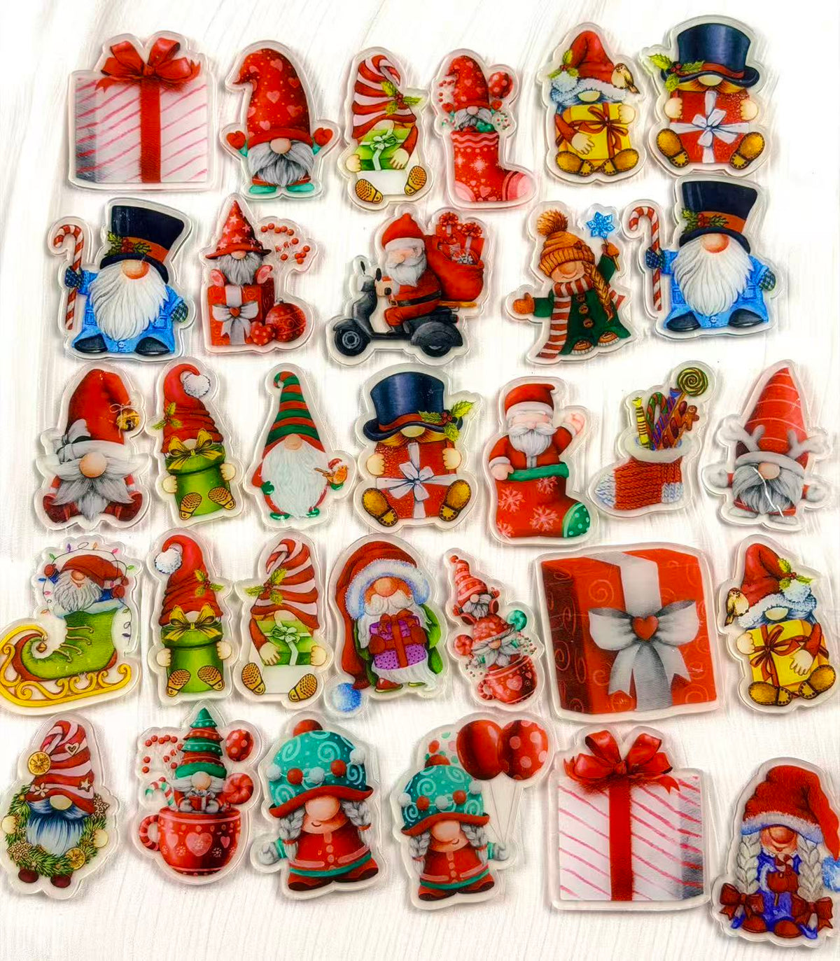 6cm Christmas flat back