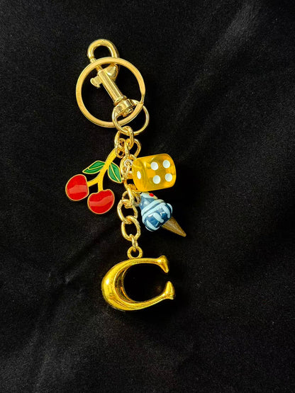 C keychain bag charm