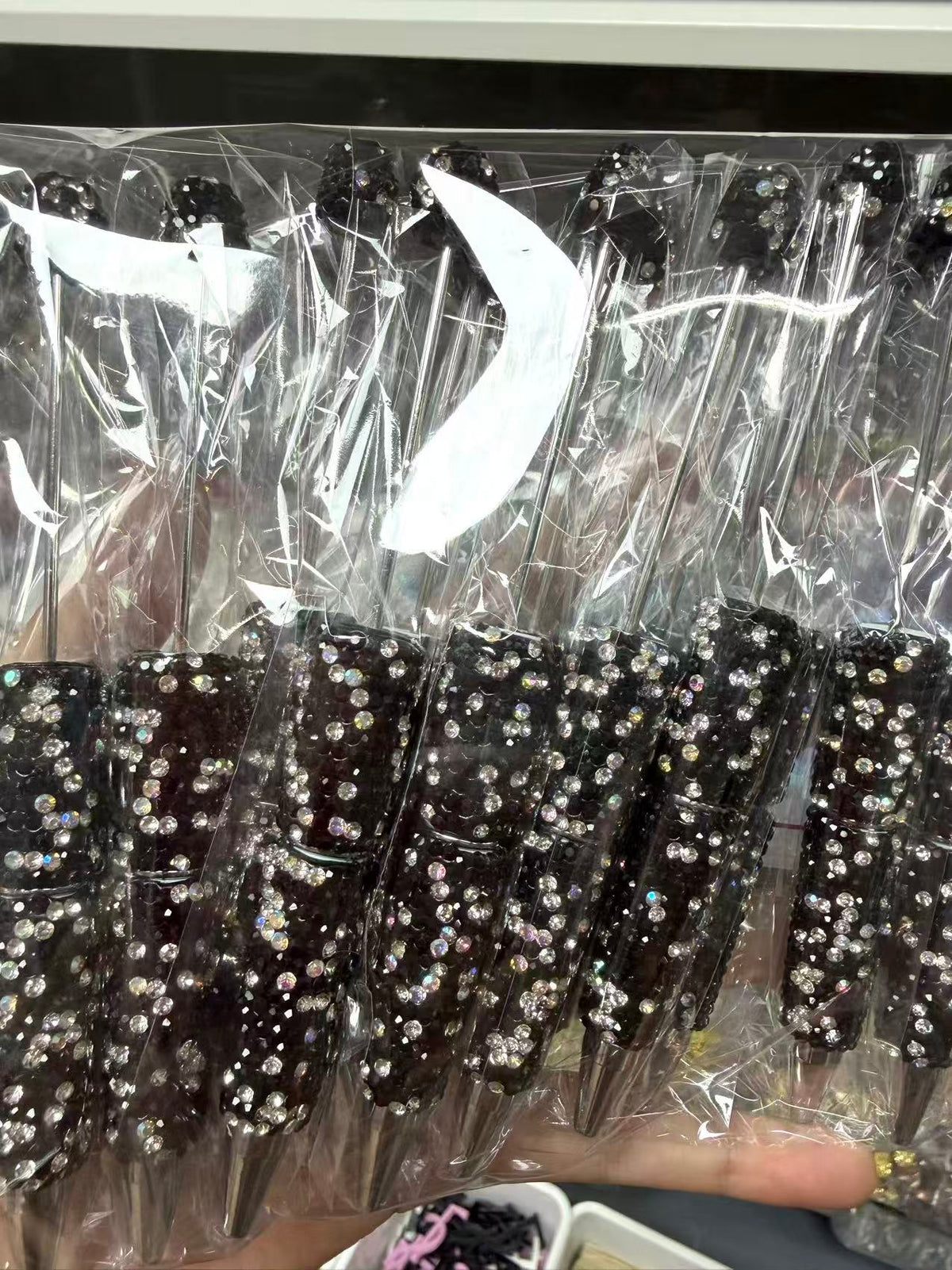 Rhinestone diy pens