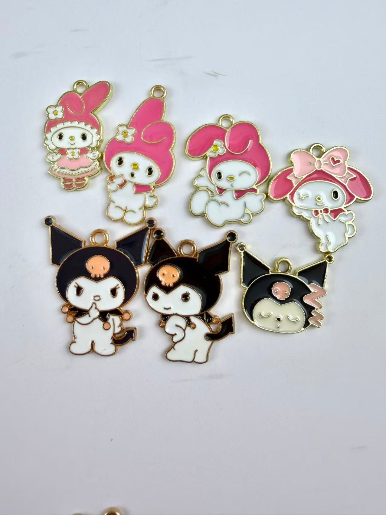 1 inch cartoon charm pendants