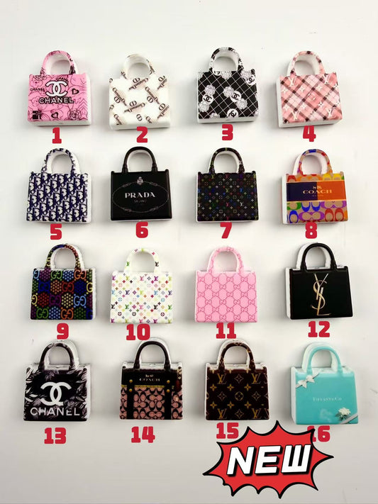Silicone bag focal beads