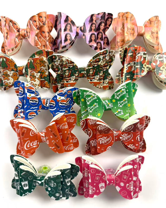 Drinks/Barbie/Christmas Big bow beads